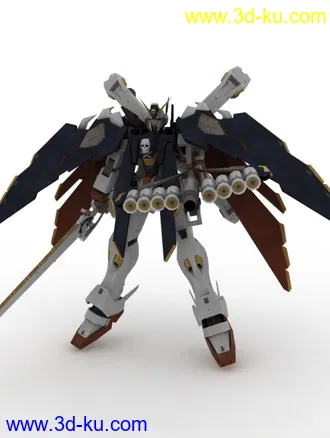 3D打印模型【PS3】【异世纪传说R】Crossbone-X1 Full Cloth 海盗高达X1 Full Cloth的图片