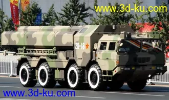 3D打印模型【国产兵器】长剑-10的发射车WS5400型特种车辆的图片