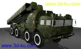 3D打印模型【国产兵器】长剑-10的发射车WS5400型特种车辆的图片