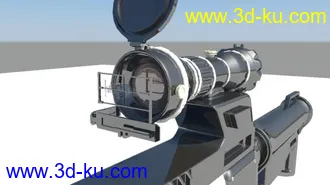 3D打印模型新手做的一把M4哈！的图片