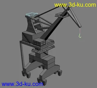 3D打印模型吊机的图片