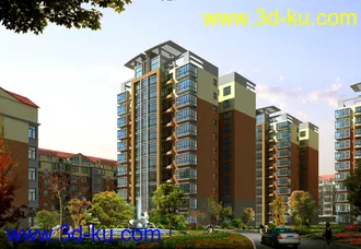 3D打印模型昊天小高层的图片