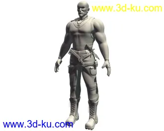 3D打印模型街头霸王%古烈的图片