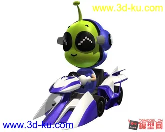 3D打印模型尖峰+外星人（带绑定）的图片