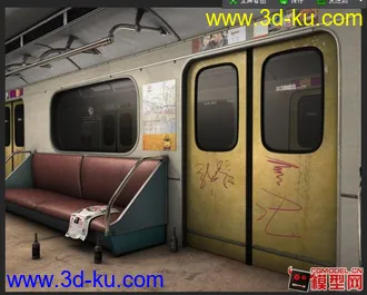 3D打印模型地铁不带材质的图片