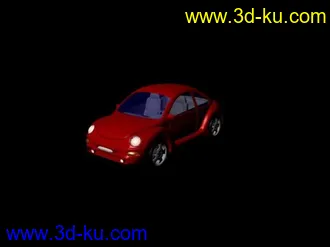 3D打印模型红色甲壳虫的图片