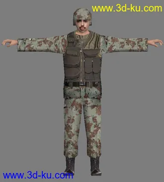 3D打印模型現役美軍阿兵哥的图片