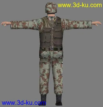 3D打印模型現役美軍阿兵哥的图片