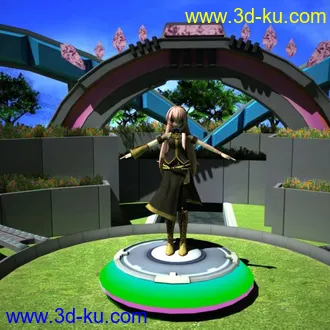 3D打印模型巡音 4W多边形 无骨骼的图片