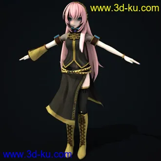 3D打印模型巡音 4W多边形 无骨骼的图片