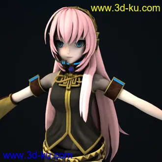 3D打印模型巡音 4W多边形 无骨骼的图片