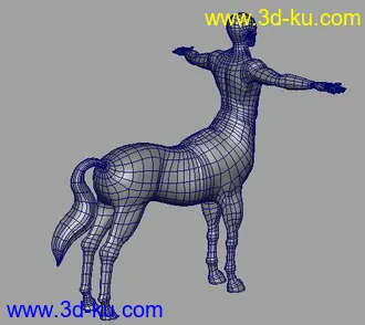 3D打印模型人马勇士的图片