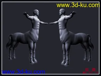 3D打印模型人马勇士的图片
