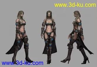 3D打印模型可动！Sun美女法师的图片