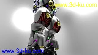 3D打印模型疯子新做百分百原创机器人！绝对够强悍！的图片