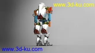 3D打印模型疯子新做百分百原创机器人！绝对够强悍！的图片