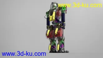 3D打印模型疯子新做百分百原创机器人！绝对够强悍！的图片