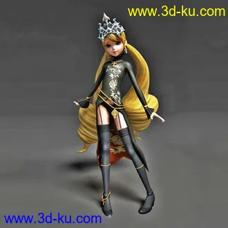 3D打印模型Minity Grey from [LOCO] Online game [MAX +OBJ]的图片