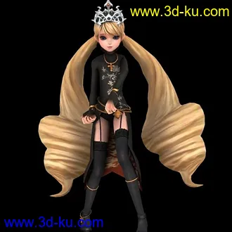 3D打印模型Minity Grey from [LOCO] Online game [MAX +OBJ]的图片