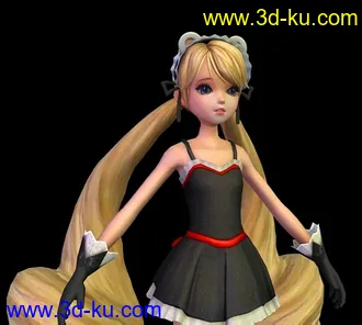 3D打印模型Minity Grey from [LOCO] Online game [MAX +OBJ]的图片