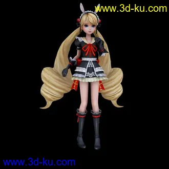 3D打印模型Minity Grey from [LOCO] Online game [MAX +OBJ]的图片