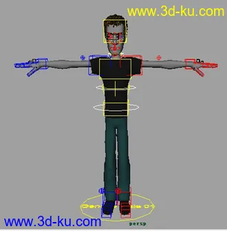 完整绑定模型的图片