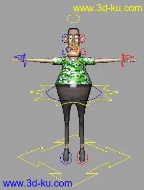 完整绑定模型的图片