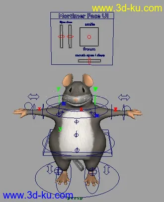 完整绑定模型的图片