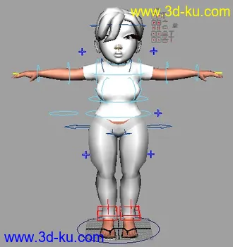 完整绑定模型的图片