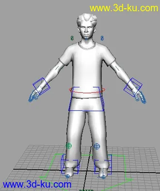完整绑定模型的图片
