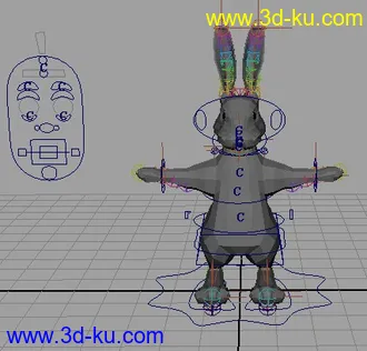 完整绑定模型的图片