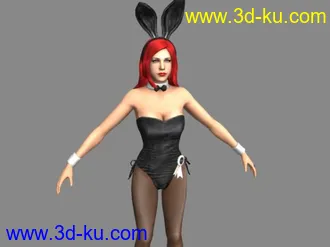 3D打印模型《僵尸围城2》兔女郎的图片