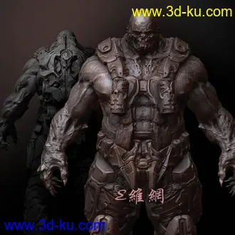 国外大师次时代游戏角色模型的图片