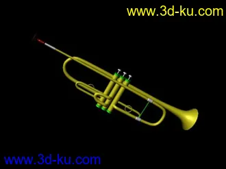 3D打印模型很简单的一个小号，大家多多指点下的图片