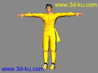 3D打印模型翻版李小龙的图片