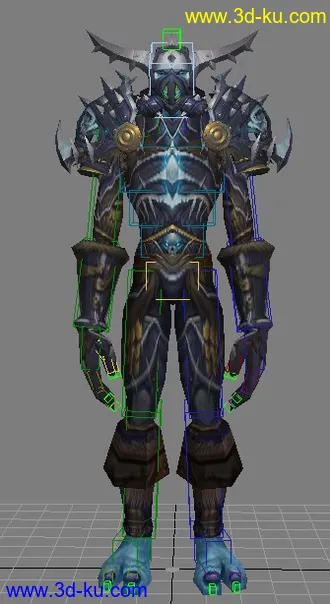 3D打印模型魔兽里的巨魔，绑定了~！的图片