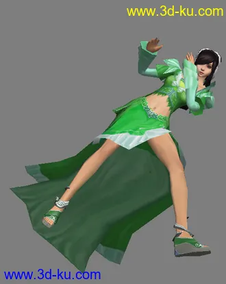 3D打印模型诛仙-广心水吉碧瑶装 动画的图片