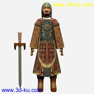 将军 （模型+贴图） 第一次做的，可能不好请谅解的图片