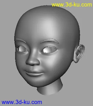 3D打印模型人头像的图片