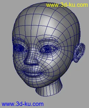 3D打印模型人头像的图片