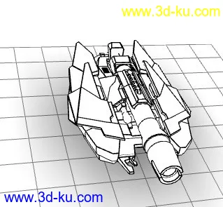 3D打印模型博坦之战版威震天（附带变形后的模）的图片