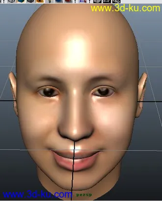 3D打印模型东方人物头像拿来分享的图片