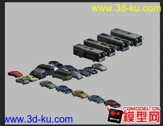 3D打印模型简模车大集合的图片