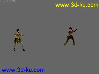 3D打印模型新三国最新时装男女动画的图片