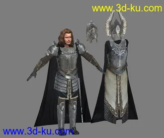 3D打印模型魔戒中的人物的图片