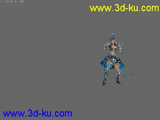 3D打印模型赤壁女赵云 动画的图片