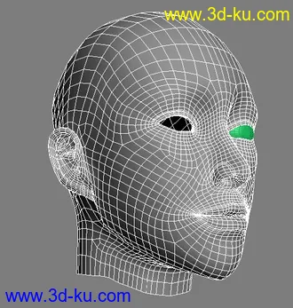 3D打印模型初学做了个女头的图片