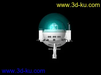 3D打印模型太空城的图片