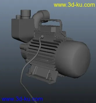 3D打印模型电机+水泉的图片