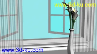 3D打印模型一个窗帘飘动的动画的图片